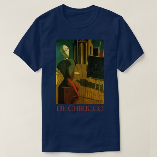 預言者1915年ジョルジョ・デ・チリコ Tシャツ (デザイン正面)