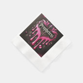 「預言者」コインカクテルナプキンズ：小さなデタ 縁ありカクテルナプキン (角)