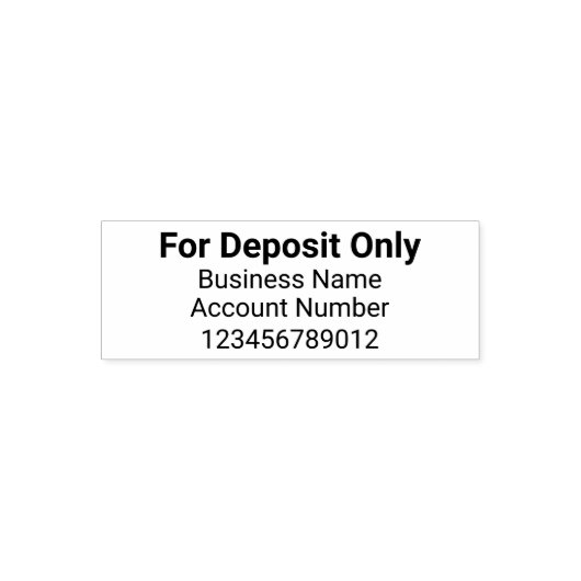 預金のみはっきりしたの事業名口座番号 セルフインキングスタンプ (デザイン)