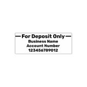 預金のみはっきりしたの名銀行口座# セルフインキングスタンプ (デザイン)