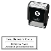 預金のみ会社名銀行口座番号 セルフインキングスタンプ (インサイチュ)