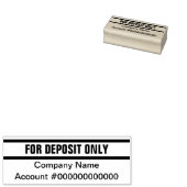 預金のみ営業名銀行口座番号 ラバースタンプ (押印)