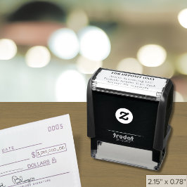 預金カスタムのみ印紙の（4行） セルフインキングスタンプ