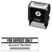 預金専用口座番号テンプレート セルフインキングスタンプ (インサイチュ)