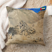 頑丈で乾燥した風景 クッション (ブランケット)