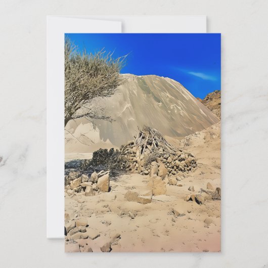 頑丈で乾燥した風景 シーズンカード (正面)