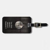 頑丈なアコースティックギター ラゲッジタグ (正面横)