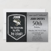 頑丈なアダルト·バス·魚釣りザ·マン·ザ·ミス 招待状 (正面)