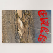 頑丈なオマニの乾燥した風景。 ジグソーパズル (横)