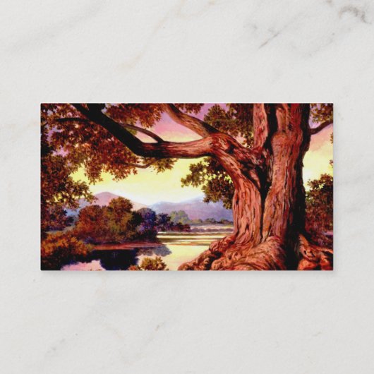 頑丈なオークの名刺 名刺 (裏面)