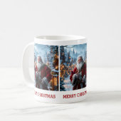 頑丈なサンタマグカップ コーヒーマグカップ (正面左)