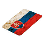 頑丈なスロバキア国旗 マグネット (左側)
