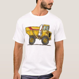 頑丈なダンプトラックの建築の服装 Tシャツ