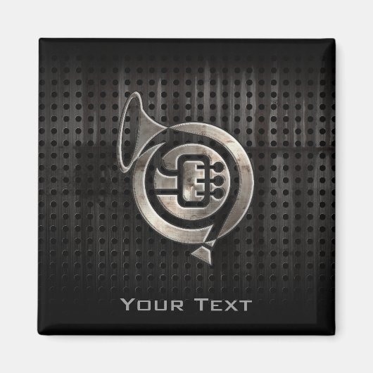 頑丈なフランスの角 マグネット (正面)