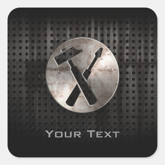 頑丈な大工の道具 スクエアシール (正面)