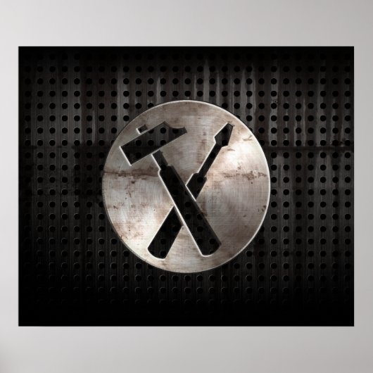 頑丈な大工の道具 ポスター (正面)