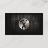 頑丈な大工の道具 名刺 (裏面)