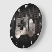 頑丈な救急車 ラージ壁時計 (傾斜)