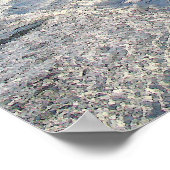 頑丈な海コーストイザヤ41:10プリント ポスター (角)