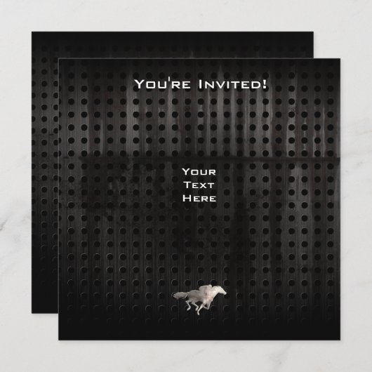 頑丈な競馬 招待状 (正面/裏面)