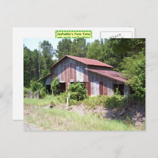 頑丈な納屋のはがき ポストカード (正面/裏面)