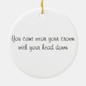 頑丈な腹心の セラミックオーナメント (裏面)