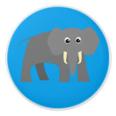 頑丈な象 セラミックノブ (正面)