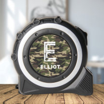 頑丈な迷彩模様モノグラムの子供の名前