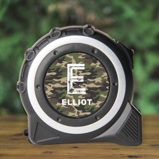 頑丈な迷彩模様モノグラムの子供の名前 メジャー