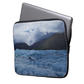 頑丈な青い氷河の風光明媚なコンピュータケース ラップトップスリーブ (正面左)