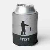 頑丈な魚釣りビクールー 缶クーラー (缶正面)