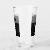 頑丈な鹿狩りバック名シルバーブラック タンブラーグラス (左)