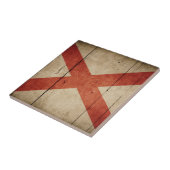 頑丈アラバマ州旗 タイル (側面)