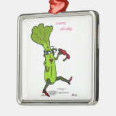 頑健なセロリのオーナメント メタルオーナメント (左)