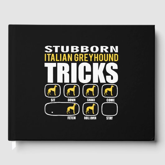 頑固おもしろいなGreyhoundイタリアントリック ゲストブック (正面)