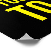 頑固すぎるやめ – ジム、ハッスル、成功、研削 ポスター (角)