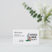 頑固で古いヤギ 名刺 (スタンド正面)