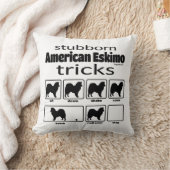 頑固なアメリカのエスキモーのトリック クッション (ブランケット)