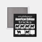 頑固なアメリカのエスキモーのトリック マグネット (正面/裏面)