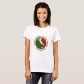 頑固なイタリア人 おもしろ 女性用Tシャツ Tシャツ (正面フル)