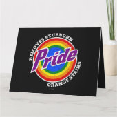 頑固なオレンジシミの除去プライド月LGBTQ カード (裏面)