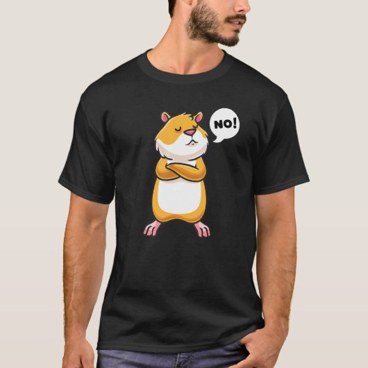 頑固なゴールデンハムスター Tシャツ (正面)