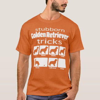 頑固なゴールデンレトリバーのトリック Tシャツ