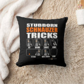 頑固なシュナウザーのトリックおもしろいシュナウザーのギフト クッション (ブランケット)
