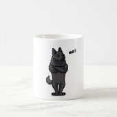 頑固なジッパークおもしろいド コーヒーマグカップ (中央)