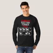 頑固なスコットランドのテリアトリック Tシャツ (正面フル)
