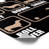 頑固なダシュントのトリックデザイン ポスター (角)