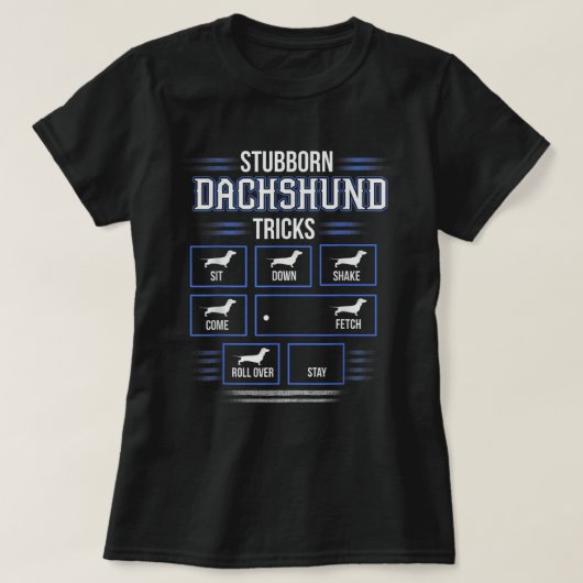 頑固なダシュントのトリックTシャツ Tシャツ (デザイン正面)