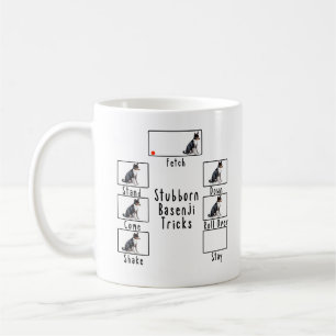 頑固なトリBasenjiトリック犬コーヒーマグ コーヒーマグカップ