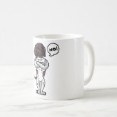 頑固なドイツ短剣ポインタ犬 コーヒーマグカップ (正面右)